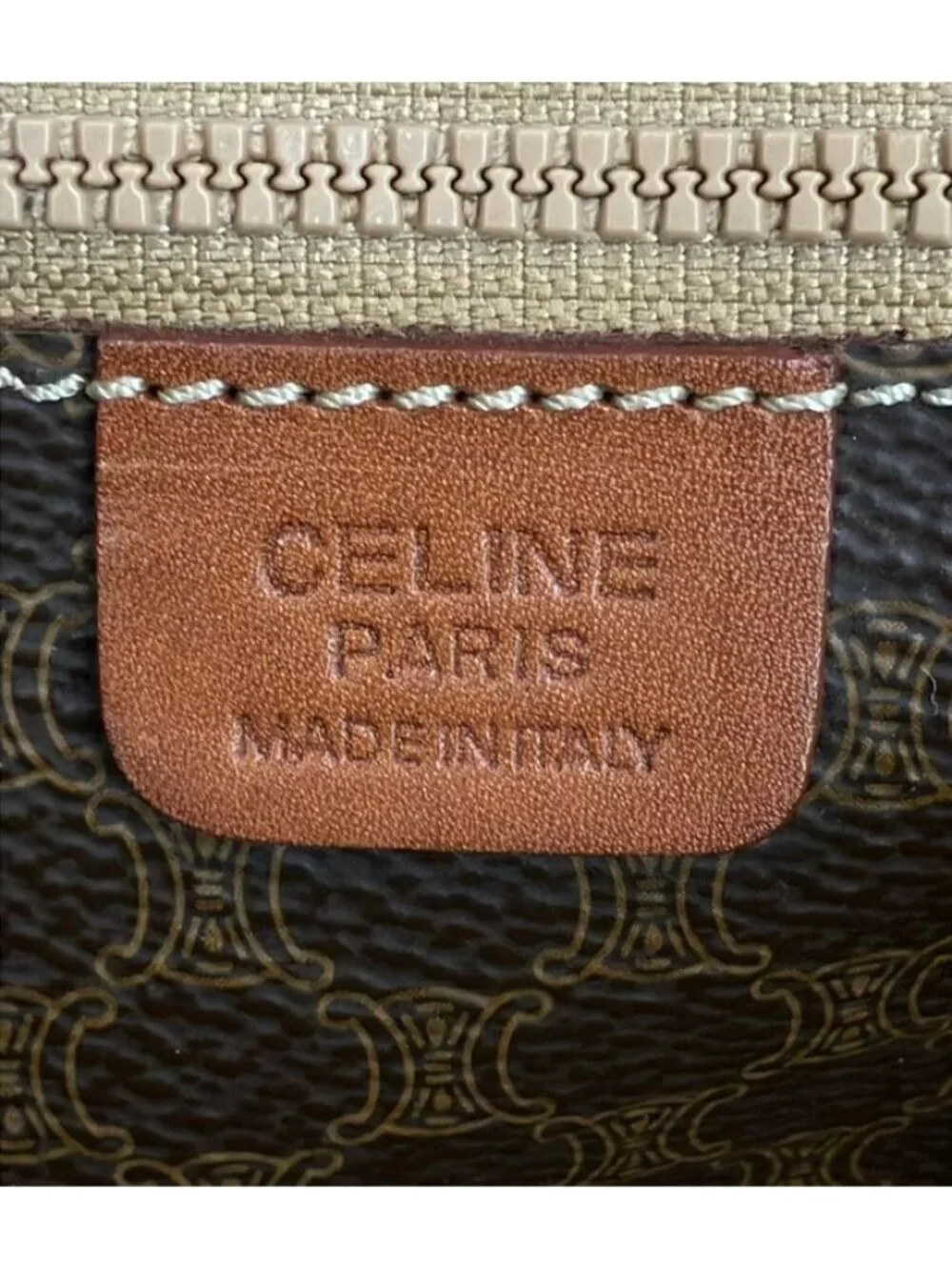 ★SOLD★ Celine Tote Macadam Brown - Picture 6 of 10